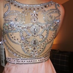 Sheri hill size 0 blush gown